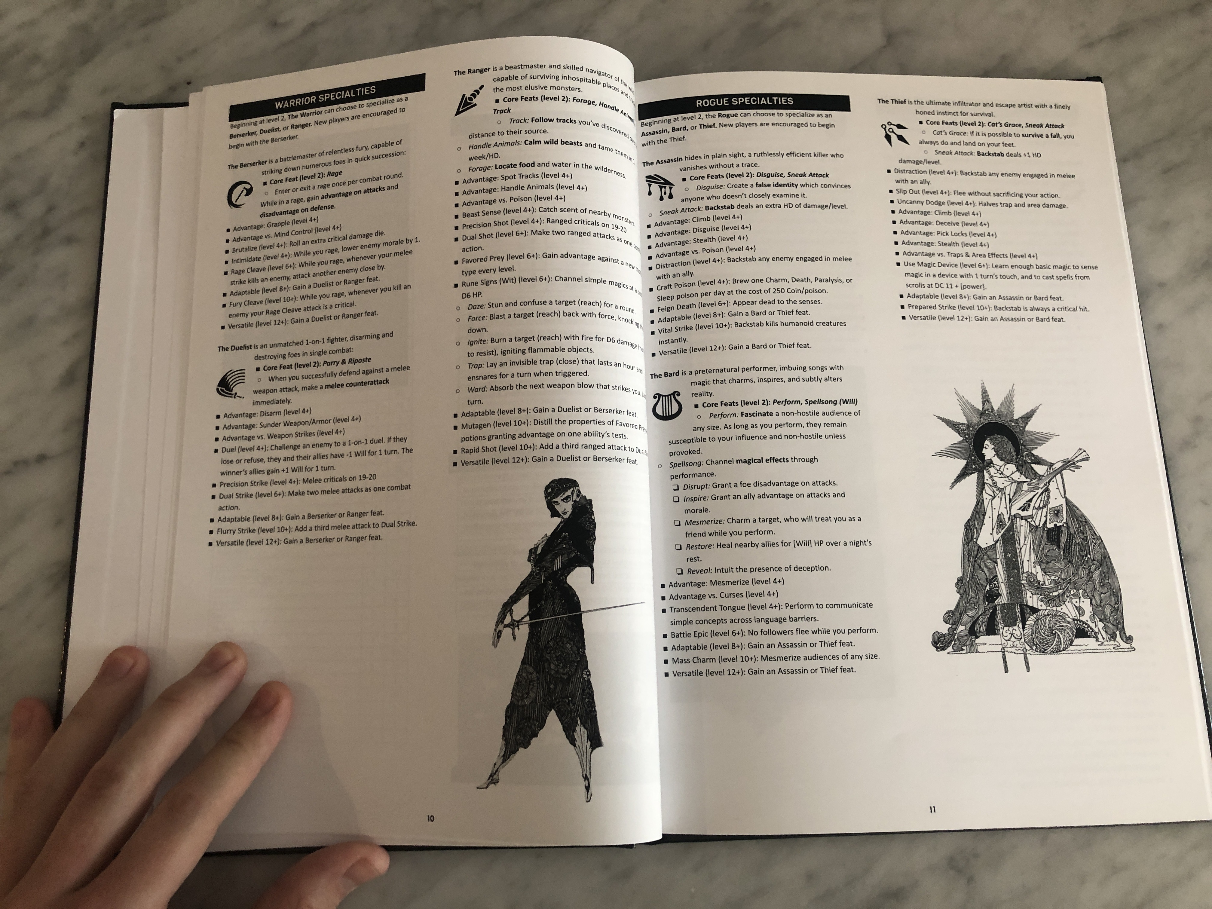 Advanced Archetypes: Warrior & Rogue